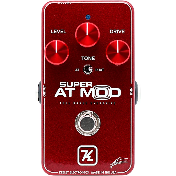 Clearance Keeley Super AT Mod Overdrive Effects Pedal Red
