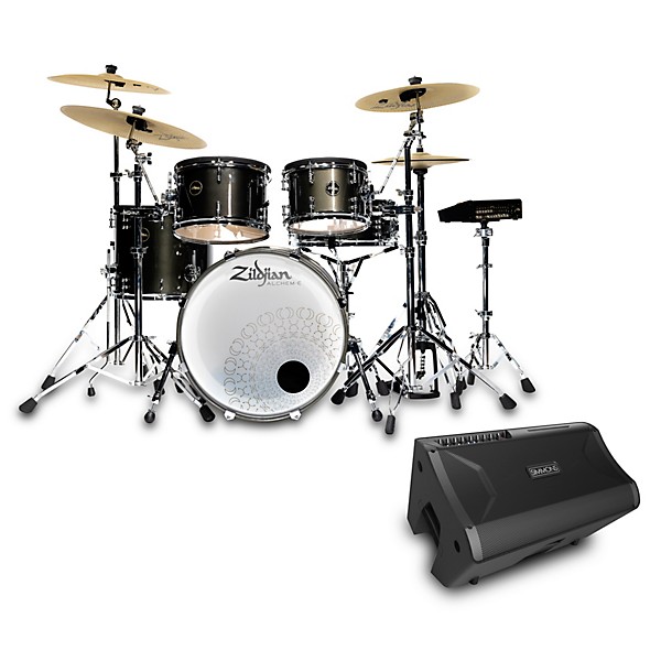 Zildjian ALCHEM E Gold EX Electronic Drum Kit and DA2112 Drum Amp