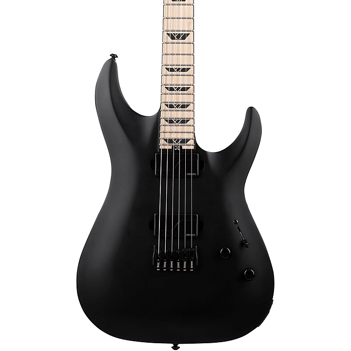 C 1 SLS Custom Maple Fingerboard Electric Guitar Satin Black