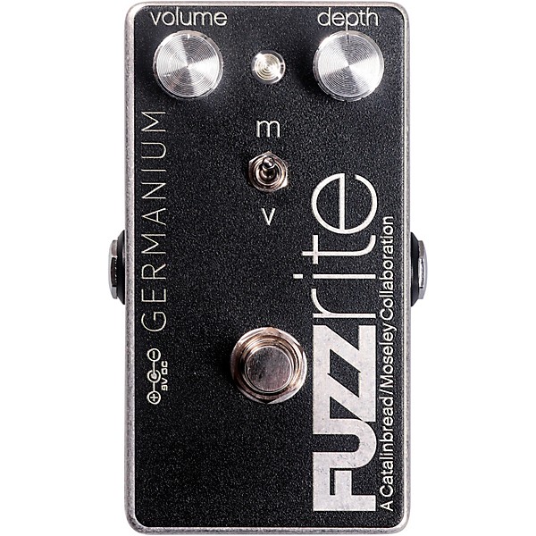 Fuzzrite Ge Germanium Fuzz Effects Pedal Black
