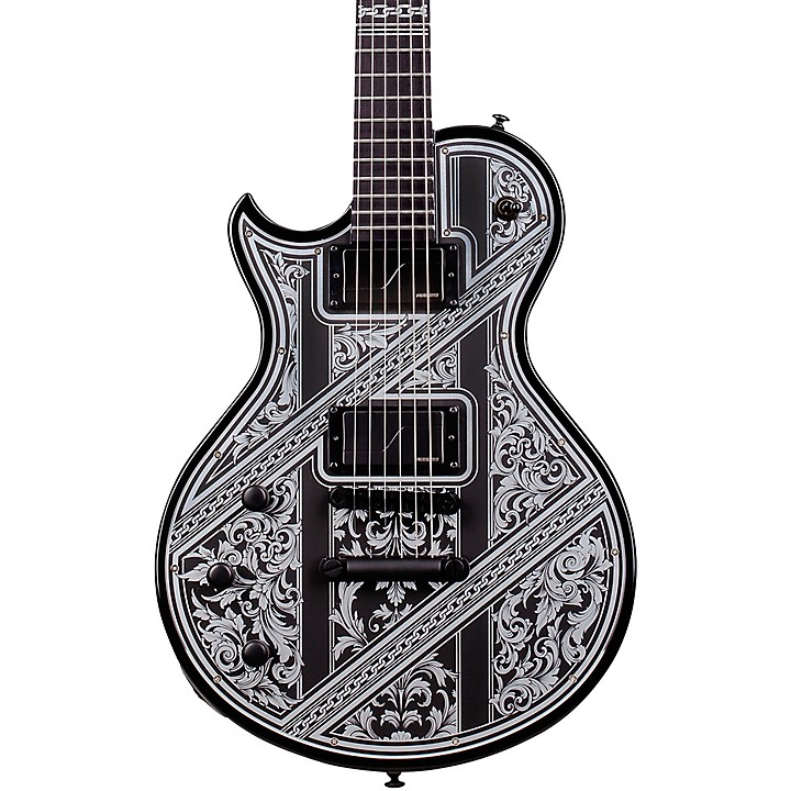 Solo II Przym Palladium Left Handed Electric Guitar Gloss Black