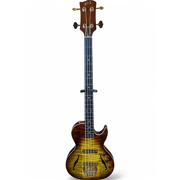 Bg Used Bg Big Sister Private Build Tobacco Burst Electric Bass Guitar.gc