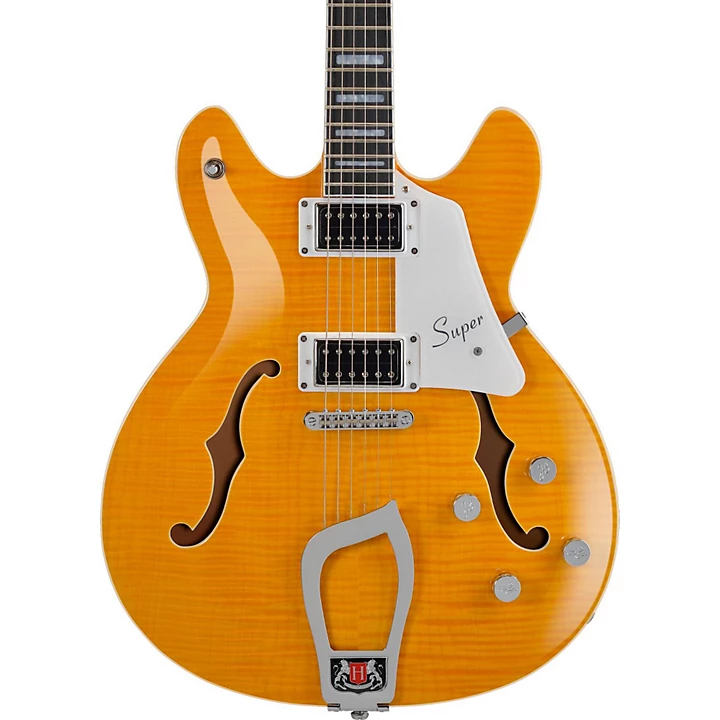 Super Viking Flame Maple Electric Guitar Dandy Dandelion