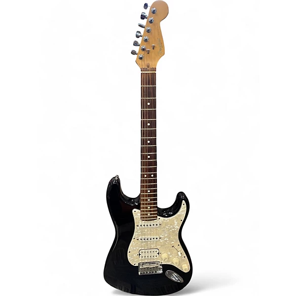 Used 1997 Fender USA Lone Star Stratocaster Black Solid Body Electric Guitar