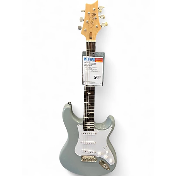 Used PRS SE Silver Sky Storm grey Solid Body Electric Guitar