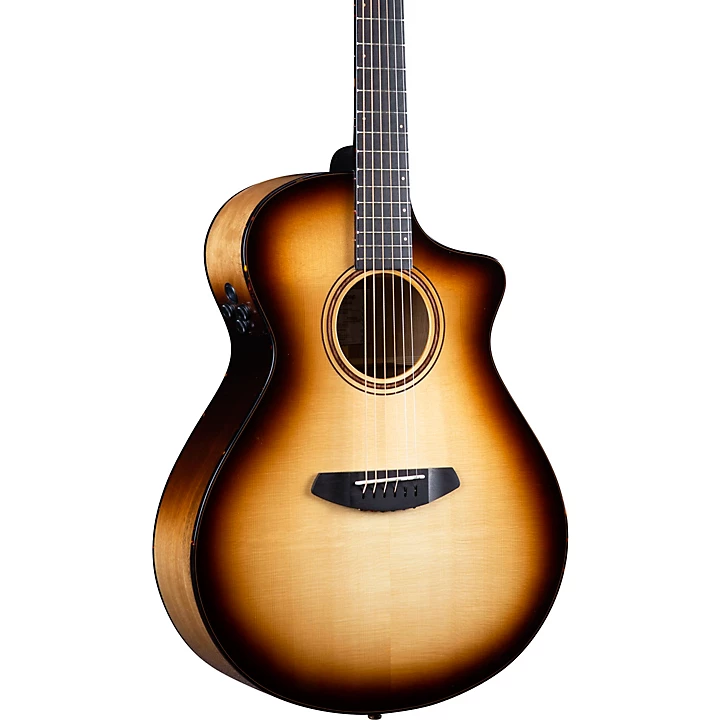 Artista Pro CE Spruce Myrtlewood Concert Acoustic Electric Guitar Burnt Amber