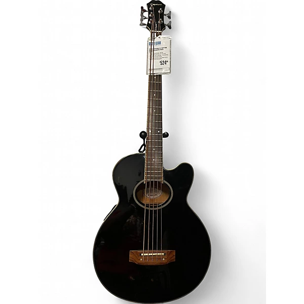 Used Epiphone El Capitan Black Acoustic Bass Guitar
