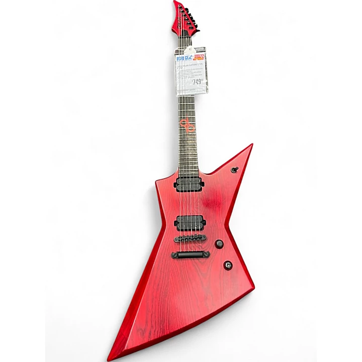 Used Solar Guitars Type E Red Solid Body Electric Guitar
