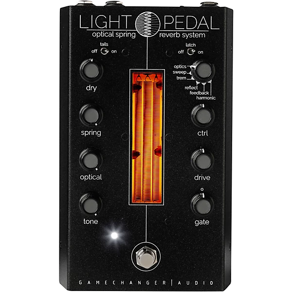 Gamechanger Audio Light Pedal Analog Optical Spring Reverb Black