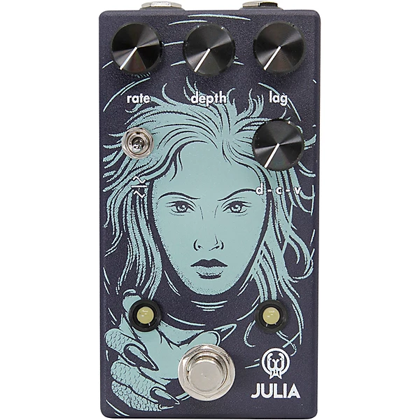 Julia Analog Chorus Vibrato V2 Effects Pedal Lavender