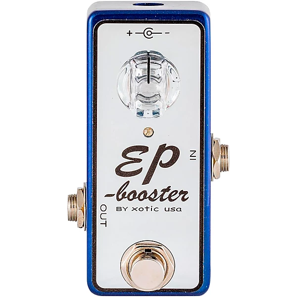 EP Booster Blue Limited Effects Pedal Metallic Blue