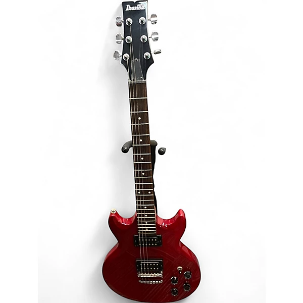 Used Ibanez GAX70 Trans Red Solid Body Electric Guitar