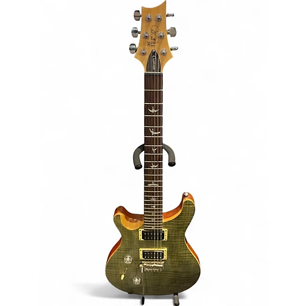 PRS Used PRS SE CUSTOM LH LIGHT GREEN Solid Body Electric Guitar.gc