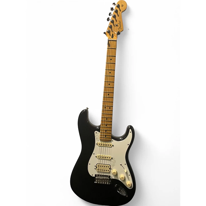 Used Fender American Ultra Stratocaster Black Solid Body Electric Guitar
