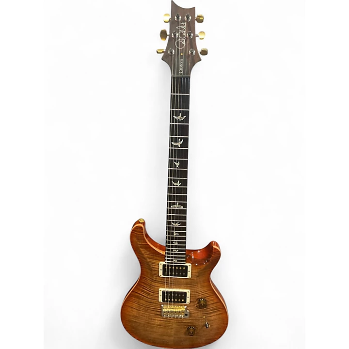 Used PRS Custom 24 10 Top Autumn Sky Solid Body Electric Guitar