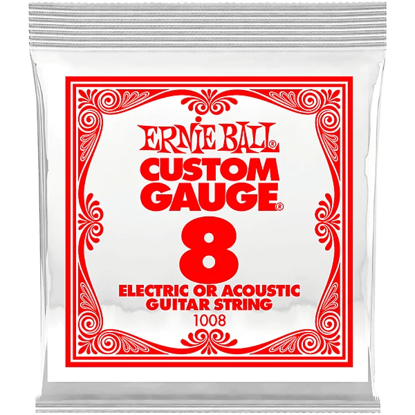 ERNIE BALL 1008 008GA SNGL ELEC STR