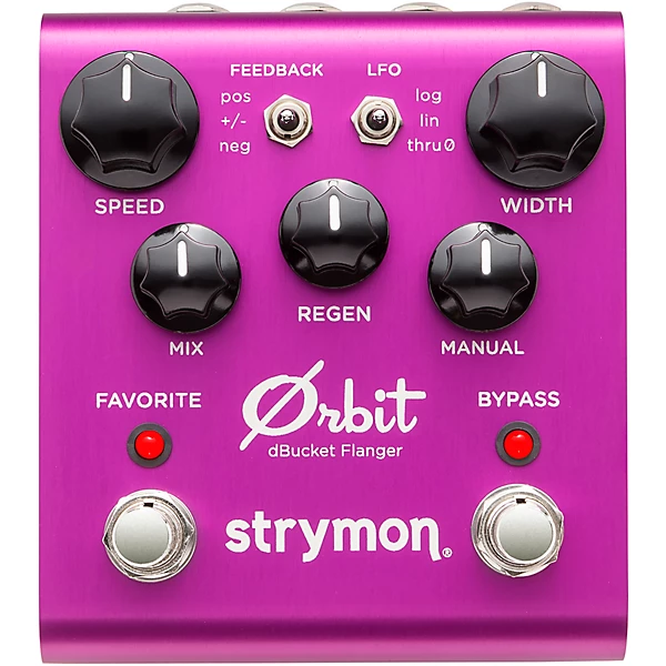 Orbit dBucket Flanger Effects Pedal Purple