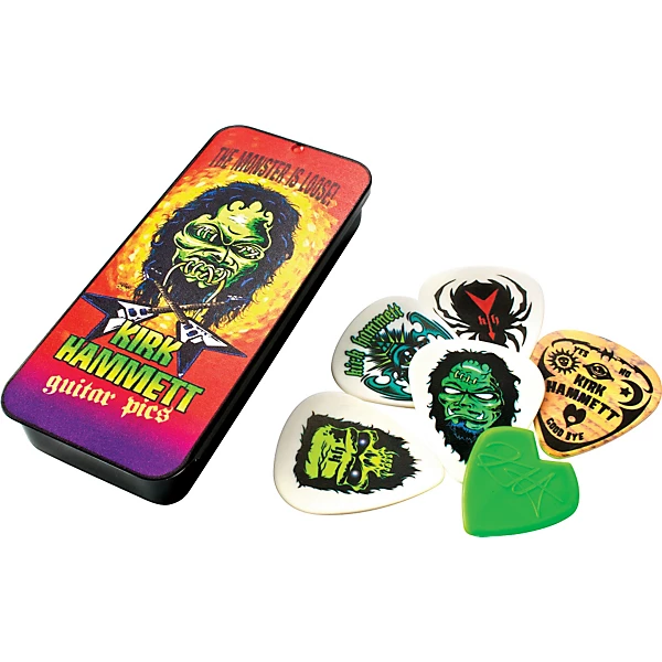Kirk Hammett Monster Pick Tin with 6 Picks