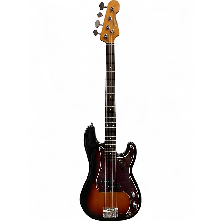 Used Fender Vintera 60s Precision Sunburst Electric Bass Guitar