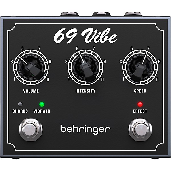 Behringer 69 Vibe Uni Vibe Effects Pedal Black