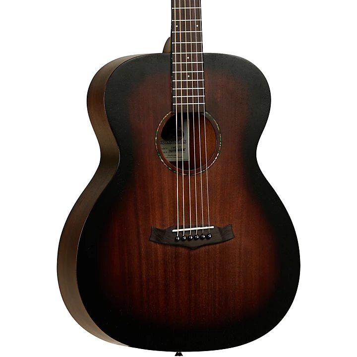 Folk Size Mahogany Top Acoustic Guitar Whiskey Barrel Burst