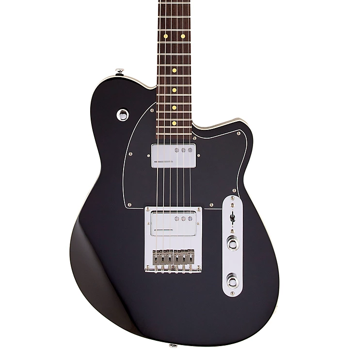 Reverend Crosscut Rosewood Fingerboard Electric Guitar Midnight Black
