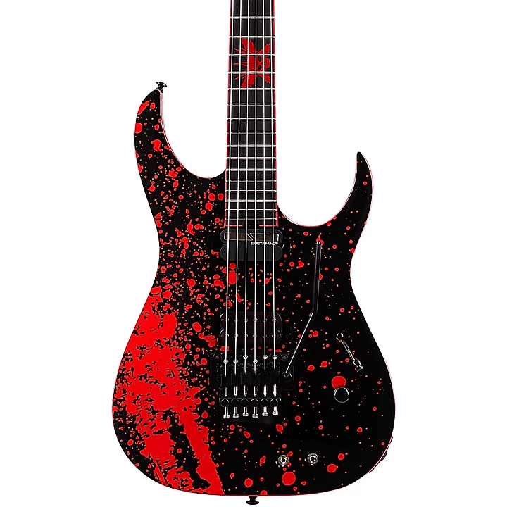 Sullivan King Banshee 6 FR S Electric Guitar Obsidian Blood