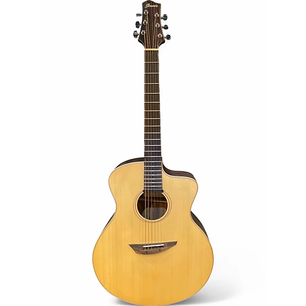 Used Ibanez pa300e nsl Natural Acoustic Electric Guitar