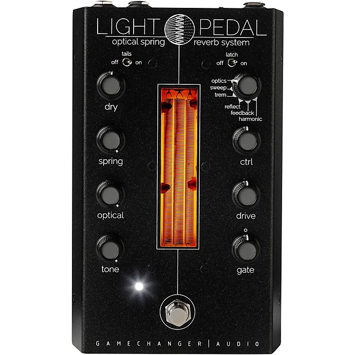 Gamechanger Audio Light Pedal Analog Optical Spring Reverb Black
