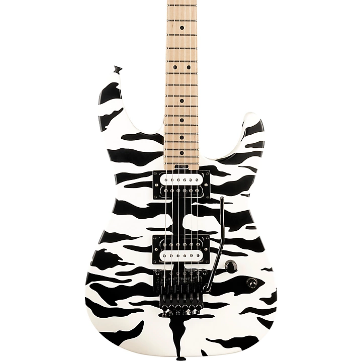Pro Mod DK Signature Satchel Electric Guitar Satin White Bengal
