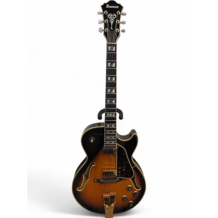 Used Ibanez GB10SE BS Vintage Sunburst Hollow Body Electric Guitar