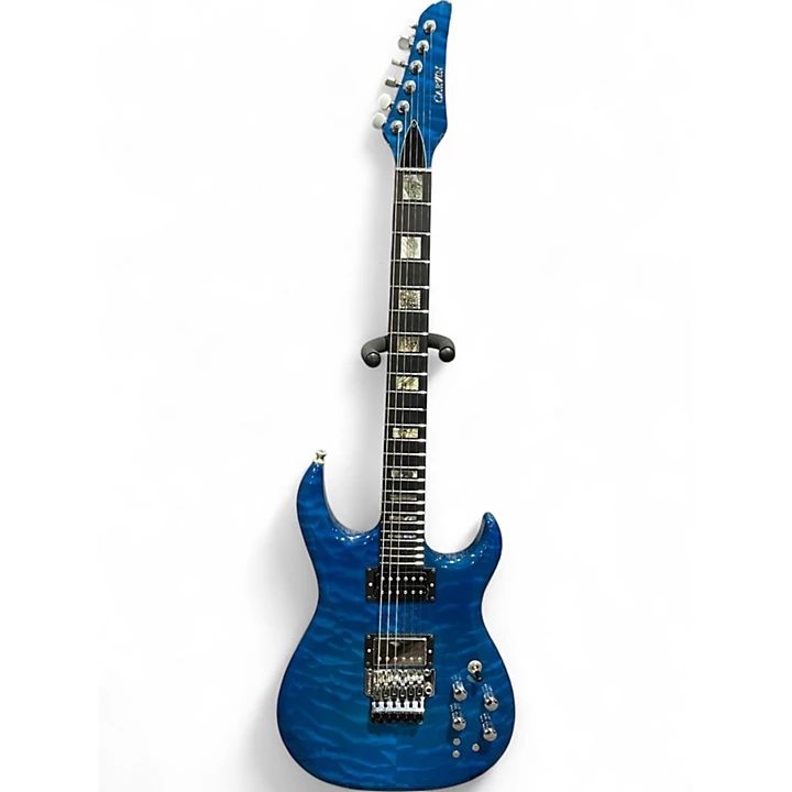 Used Carvin DC400 Blue Solid Body Electric Guitar