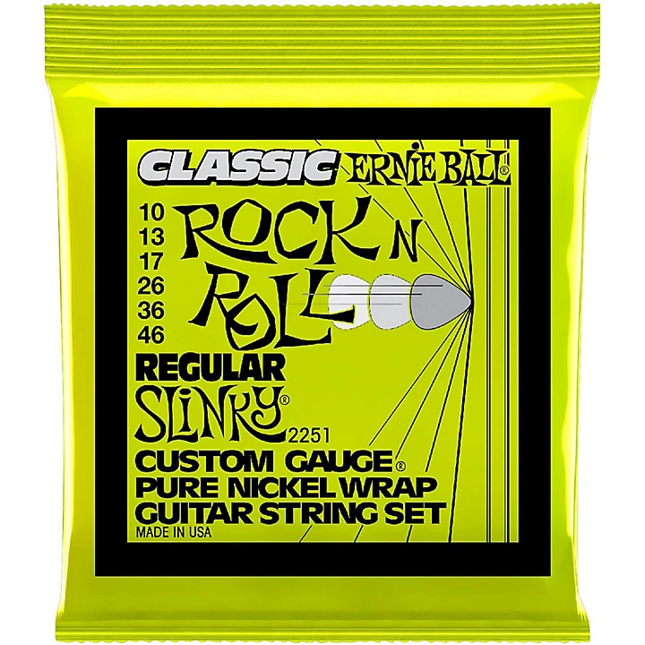 2251 Pure Nickel Slinky Electric Guitar Strings