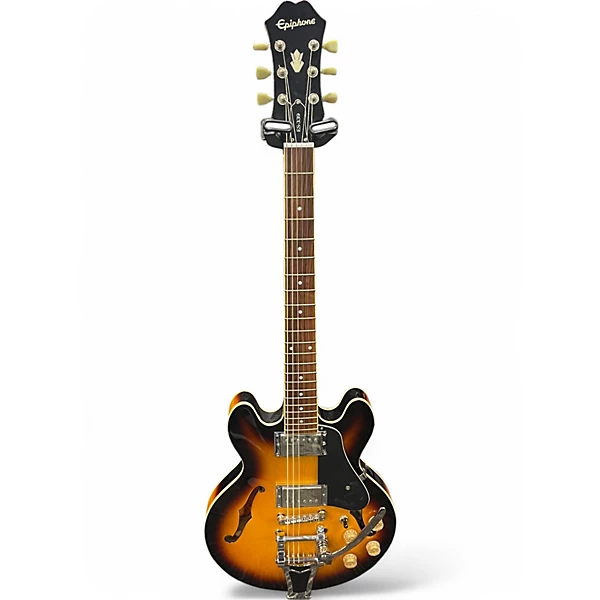 Used Epiphone ES339 2 Color Sunburst Hollow Body Electric Guitar