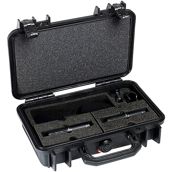 2011A Stereo Pair With Clips and Windscreens in Peli Case