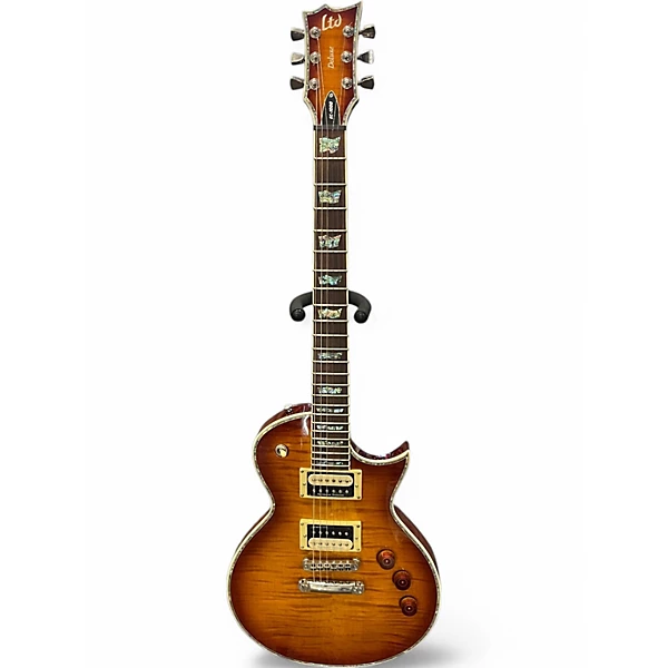 ESP Used ESP LTD EC1000 Honey Burst Solid Body Electric Guitar.gc