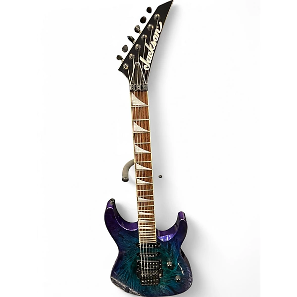 Jackson Used Jackson SOLOIST BLUE SWIRL Solid Body Electric Guitar.gc