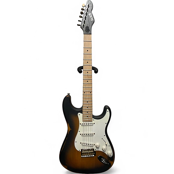 Used Slick SL 40 3 Color Sunburst Solid Body Electric Guitar