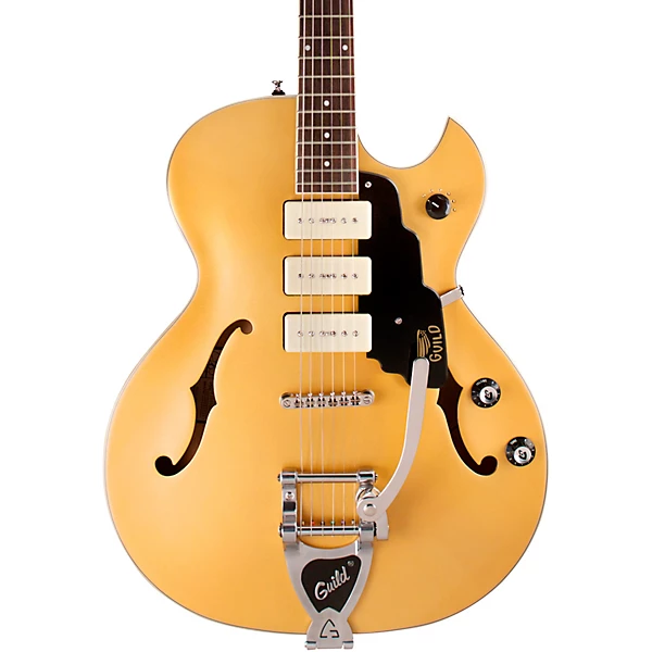 Guild Starfire I Jet90 Semi Hollow Electric Guitar Satin Gold