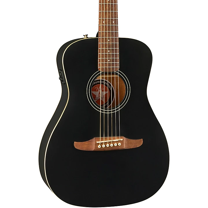 Joe Strummer Campfire Acoustic Electric Guitar Matte Black