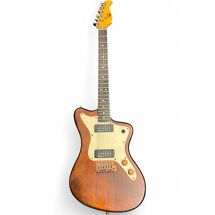 AXL Used AXL AZ820 Worn Natural Solid Body Electric Guitar.gc