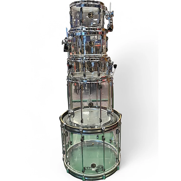 TAMBURO Used TAMBURO 5 Piece Volume acrylic Drum Kit.gc