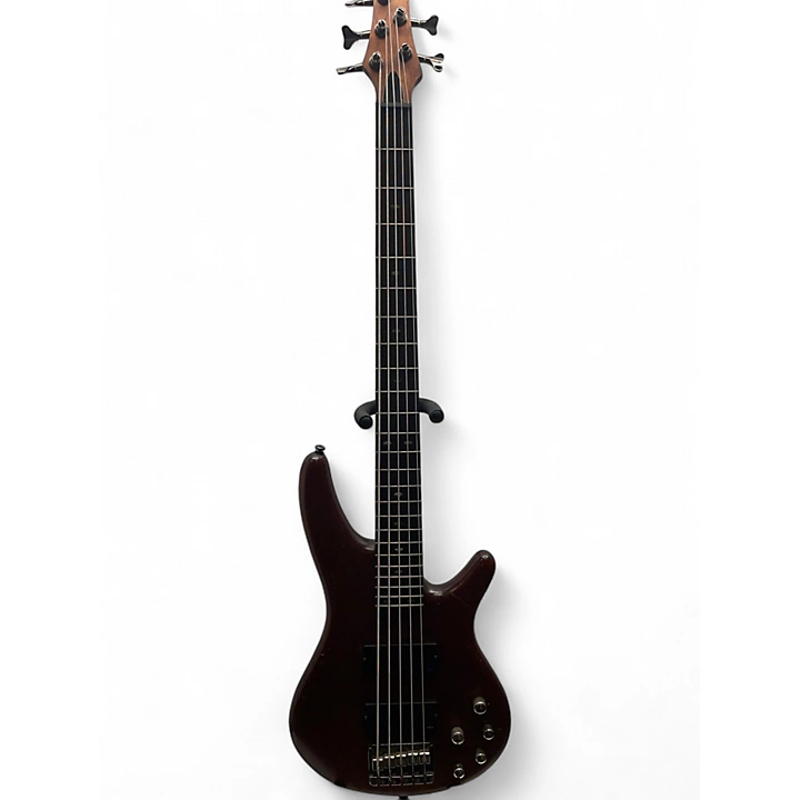 Used Ibanez Sr 495 Brown Electric Bass Guitar