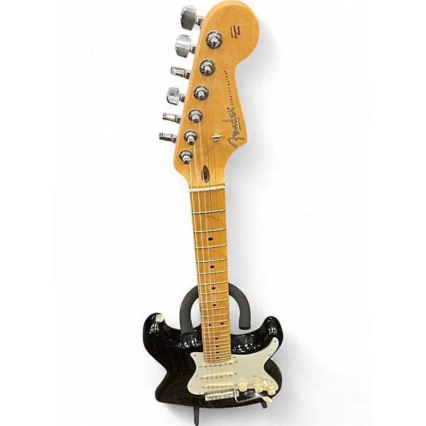 Used Fender American Standard Stratocaster Black Solid Body Electric Guitar