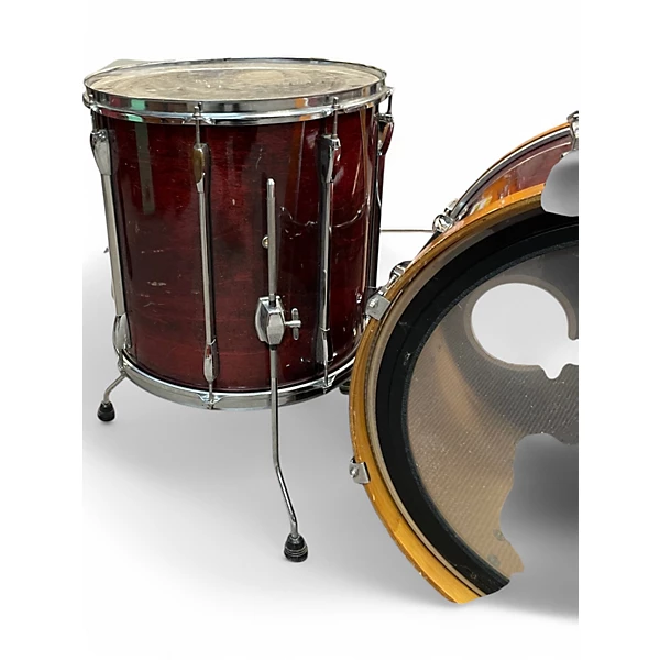Pearl Used Pearl 5 Piece Export Wine Red Drum Kit
