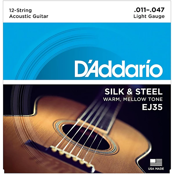 EJ35 Silk Steel Silver Wound