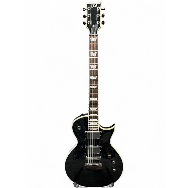 Used ESP LTD EC401FM Black Solid Body Electric Guitar