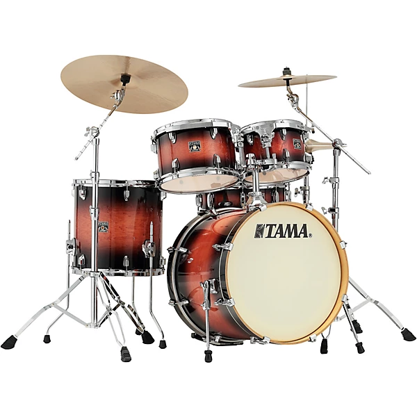 Superstar Classic 5 Piece Shell Pack With 20 Bass Drum Mahogany Burst