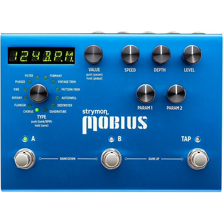 Strymon Mobius Multi Modulation Effects Pedal Blue