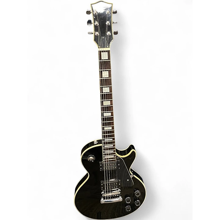 Used Montaya LP2 Black Solid Body Electric Guitar